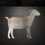 Goat 2 Steel Cutout Shape - Raw Metal Wall Art and Craft Supply