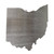 Ohio Steel Cutout Shape - Raw Metal Wall Art and Craft Supply