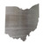 Ohio Steel Cutout Shape, Raw Metal Wall Art and Craft Supply