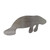 Manatee Steel Cutout Shape - Raw Metal Wall Art and Craft Supply