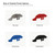 Manatee Steel Cutout Shape, Raw Metal Wall Art and Craft Supply