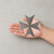 Maltese Cross Steel Cutout Shape - Raw Metal Wall Art and Craft Supply