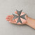 Maltese Cross Steel Cutout Shape, Raw Metal Wall Art and Craft Supply