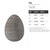 Egg Steel Cutout Shape - Raw Metal Wall Art and Craft Supply