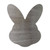 Easter Bunny Head Steel Cutout Shape, Raw Metal Wall Art and Craft Supply