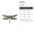Dragonfly Steel Cutout Shape - Raw Metal Wall Art and Craft Supply