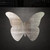 Flying Butterfly Steel Cutout Shape - Raw Metal Wall Art and Craft Supply