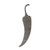 Chili Pepper Steel Cutout Shape - Raw Metal Wall Art and Craft Supply