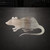 Rat Steel Cutout Shape - Raw Metal Wall Art and Craft Supply