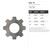 Gear 18 Steel Cutout Shape - Raw Metal Wall Art and Craft Supply