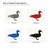 Mallard Duck Steel Cutout Shape, Raw Metal Wall Art and Craft Supply