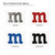Lowercase Letter M Steel Cutout Shape - Raw Metal Wall Art and Craft Supply
