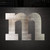 Lowercase Letter M Steel Cutout Shape, Raw Metal Wall Art and Craft Supply