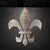 Fleur De Lis 2 Steel Cutout Shape, Raw Metal Wall Art and Craft Supply