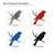 Bird on Branch Steel Cutout Shape - Raw Metal Wall Art and Craft Supply