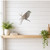 Bird on Branch Steel Cutout Shape - Raw Metal Wall Art and Craft Supply