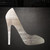 High Heel Steel Cutout Shape - Raw Metal Wall Art and Craft Supply