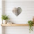 Heart 3 Steel Cutout Shape, Raw Metal Wall Art and Craft Supply