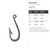 Fish Hook Steel Cutout Shape - Raw Metal Wall Art and Craft Supply