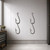 Fish Hook Steel Cutout Shape - Raw Metal Wall Art and Craft Supply