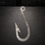 Fish Hook Steel Cutout Shape, Raw Metal Wall Art and Craft Supply