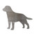 Dog Lab Steel Cutout Shape, Raw Metal Wall Art and Craft Supply