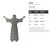 Jesus Steel Cutout Shape - Raw Metal Wall Art and Craft Supply