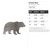 Grizzly Bear Steel Cutout Shape - Raw Metal Wall Art and Craft Supply