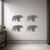 Grizzly Bear Steel Cutout Shape - Raw Metal Wall Art and Craft Supply