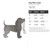 Dog With Leash Steel Cutout Shape, Raw Metal Wall Art and Craft Supply
