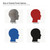 Human Head Steel Cutout Shape - Raw Metal Wall Art and Craft Supply