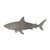 Shark Steel Cutout Shape - Raw Metal Wall Art and Craft Supply