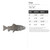 Trout Steel Cutout Shape - Raw Metal Wall Art and Craft Supply