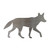 Coyote Steel Cutout Shape, Raw Metal Wall Art and Craft Supply