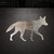 Coyote Steel Cutout Shape, Raw Metal Wall Art and Craft Supply