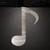 Music Note 2 Steel Cutout Shape, Raw Metal Wall Art and Craft Supply