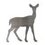 Doe Steel Cutout Shape - Raw Metal Wall Art and Craft Supply