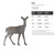 Doe Steel Cutout Shape - Raw Metal Wall Art and Craft Supply