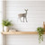 Doe Steel Cutout Shape - Raw Metal Wall Art and Craft Supply