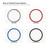 Round Frame Steel Cutout Shape - Raw Metal Wall Art and Craft Supply