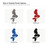 Mermaid 3 Steel Cutout Shape - Raw Metal Wall Art and Craft Supply