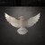 Flying Raven Steel Cutout Shape - Raw Metal Wall Art and Craft Supply