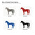 Horse Steel Cutout Shape - Raw Metal Wall Art and Craft Supply