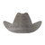 Cowboy Hat Steel Cutout Shape - Raw Metal Wall Art and Craft Supply