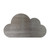 Cloud Steel Cutout Shape - Raw Metal Wall Art and Craft Supply