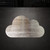 Cloud Steel Cutout Shape - Raw Metal Wall Art and Craft Supply