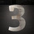 Number 7 Steel Cutout Shape, Raw Metal Wall Art and Craft Supply