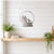 Snow Globe Steel Cutout Shape - Raw Metal Wall Art and Craft Supply