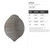 Lemon Steel Cutout Shape - Raw Metal Wall Art and Craft Supply
