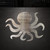 Octopus Steel Cutout Shape - Raw Metal Wall Art and Craft Supply